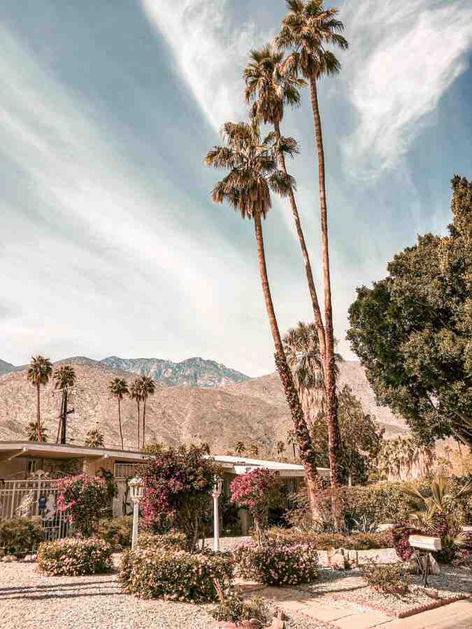 How far is Palm Springs and LA?