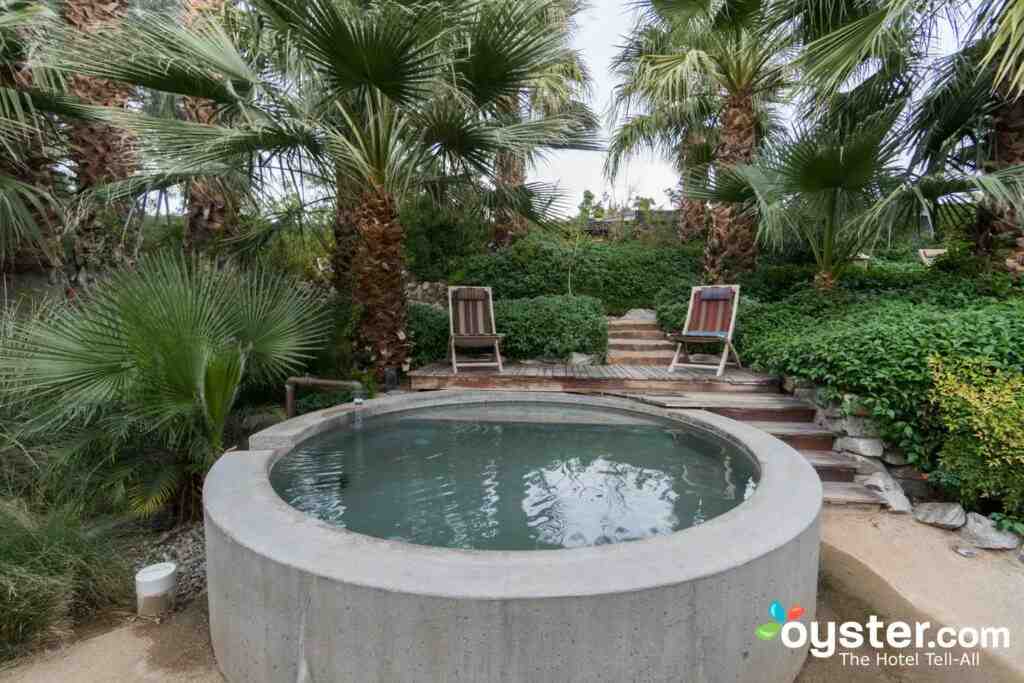 Why is the water white in Palm Springs?