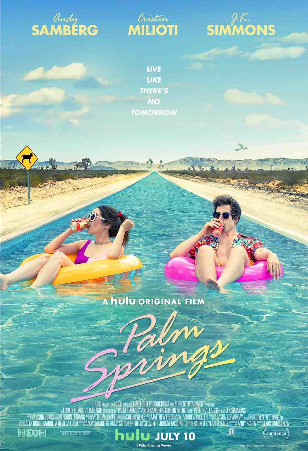 Why is the water white in Palm Springs?