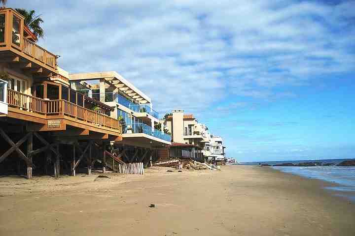 What do locals do in Malibu?